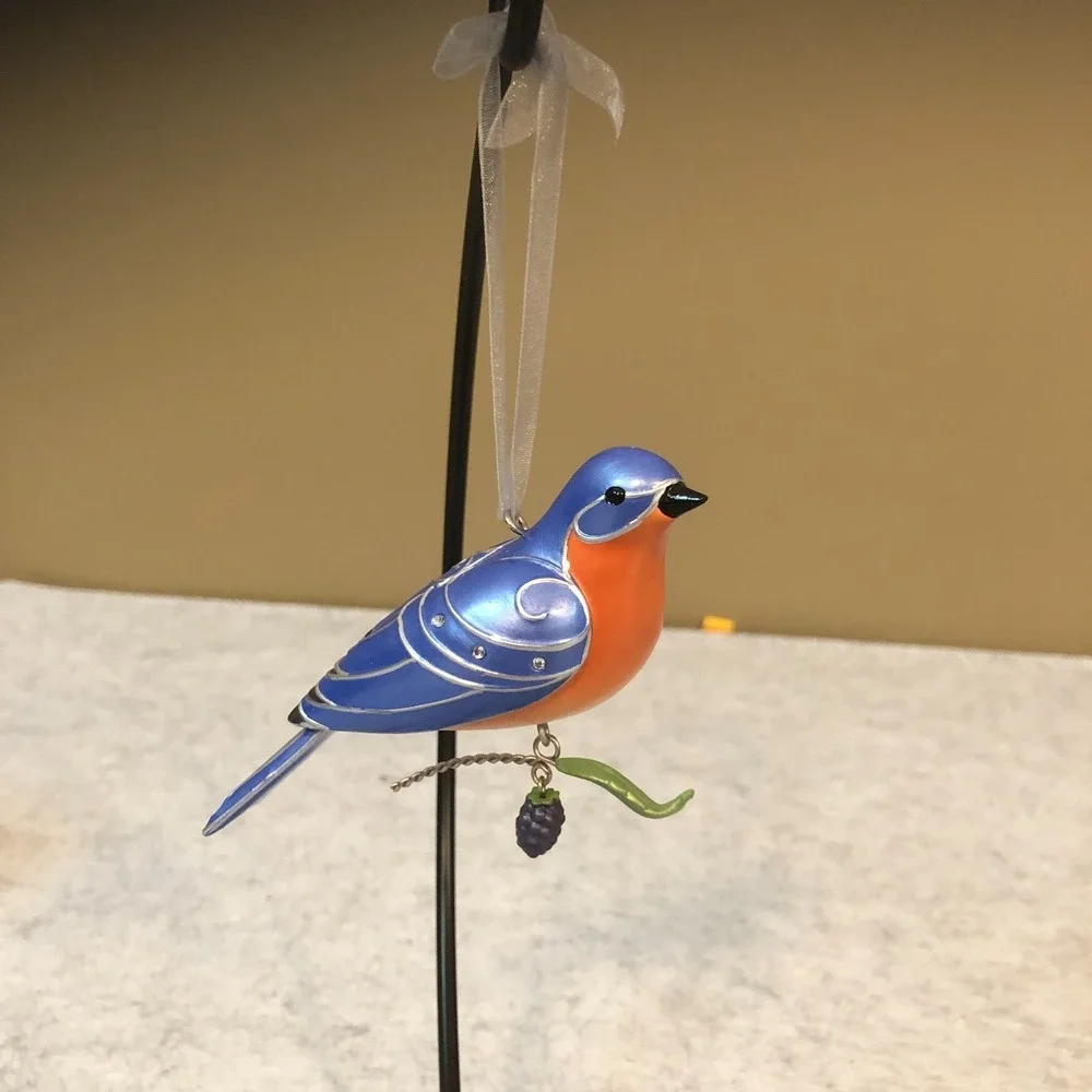 Hallmark Keepsake~2010 Eastern BlueBird~The Beauty of Birds Ornament~6th